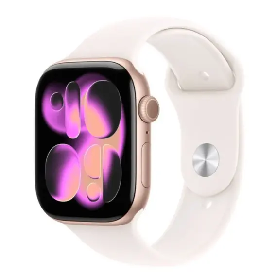 სმარტ საათი Apple Watch Series 11 GPS 42mm Rose Gold Aluminium Case with Light Blush Sport Band - S/M  (MEU04RK/A) - Primestore.ge