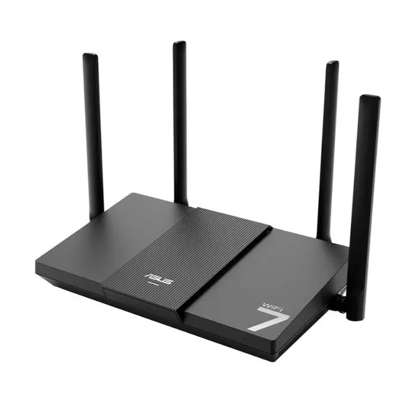 როუტერი ASUS RT-BE50 wireless router Gigabit Ethernet Dual-band Wifi 7 Black - Primestore.ge