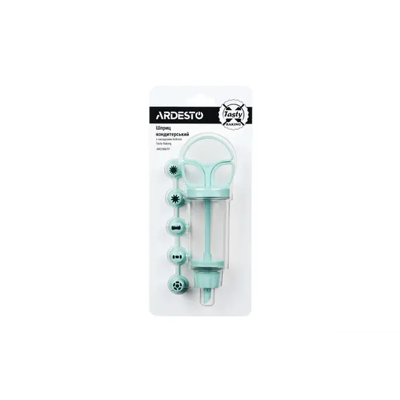 კრემის შპრიცი  ARDESTO Basic Cream Pump, tiffany, plastic , 2 image - Primestore.ge