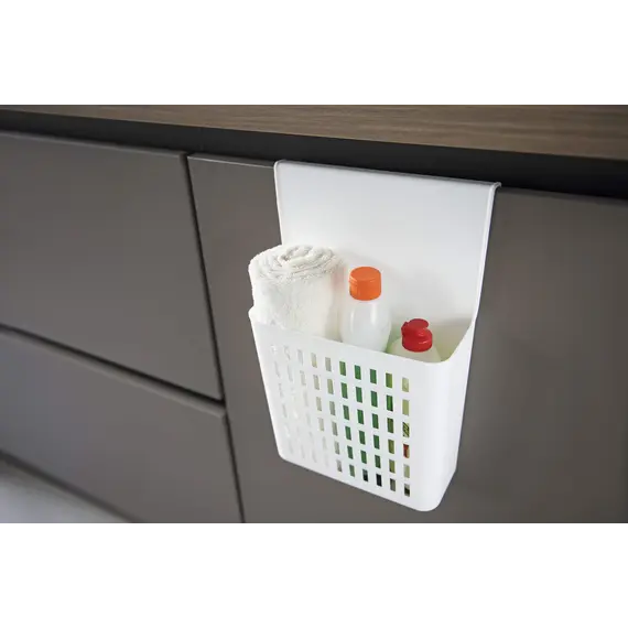 Kitchen accessories organizer ARDESTO SHUTTLE HANGABLE ORGANISER BASKET, white, plastic, 2 image
