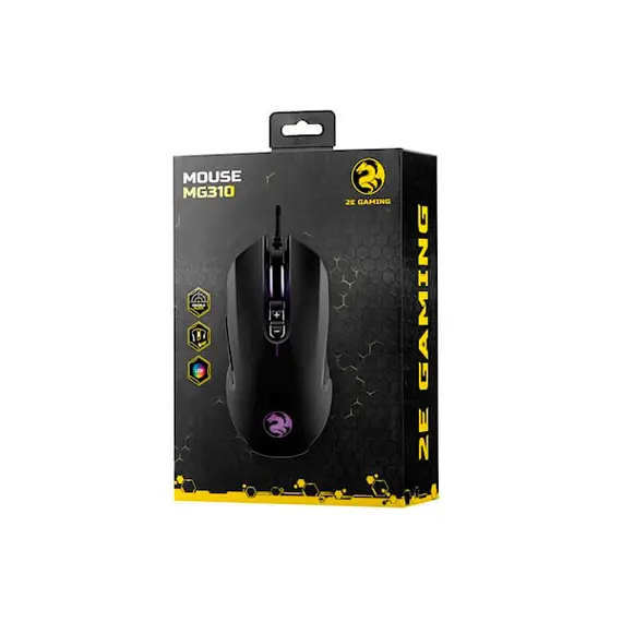 Mouse 2E Gaming Mouse MG310 LED USB Black, 4 image