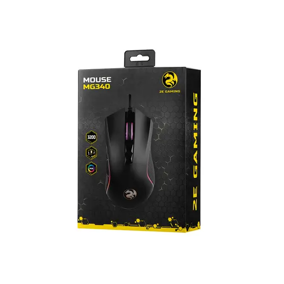მაუსი 2E Gaming Mouse MG340 RGB USB Black , 3 image - Primestore.ge