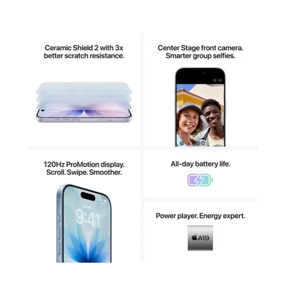 მობილური ტელეფონი Apple IPhone 17 256GB Black,Model A3520 - Primestore.ge