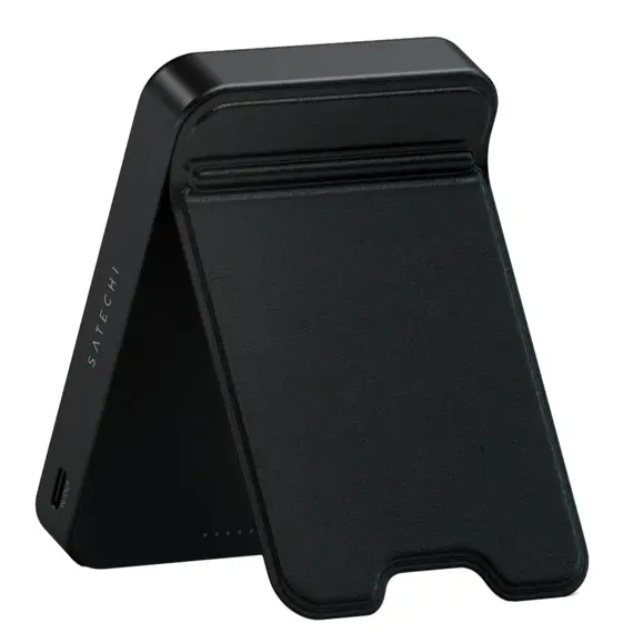 პორტატული დამტენი SATECHI Qi2 10K Magnetic Power Bank with Stand (Black) - Primestore.ge