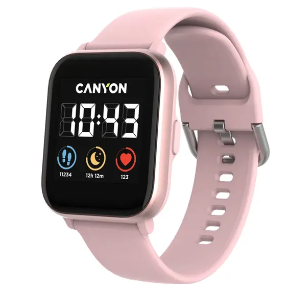 სმარტ საათი CANYON Bazilic SW-78, Smart watch, 1.4inches IPS full touch screen, with music player plastic body, IP68 waterproof - Primestore.ge