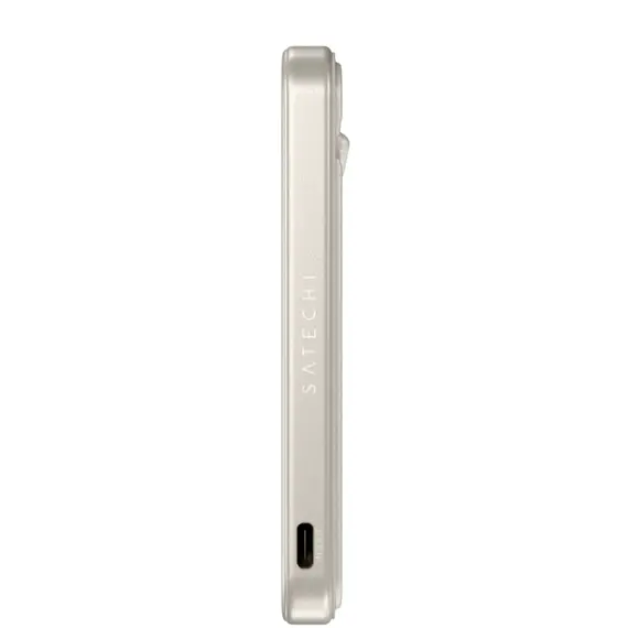 პორტატული დამტენი SATECHI Qi2 5K Magnetic Power Bank with Stand (Sand) - Primestore.ge