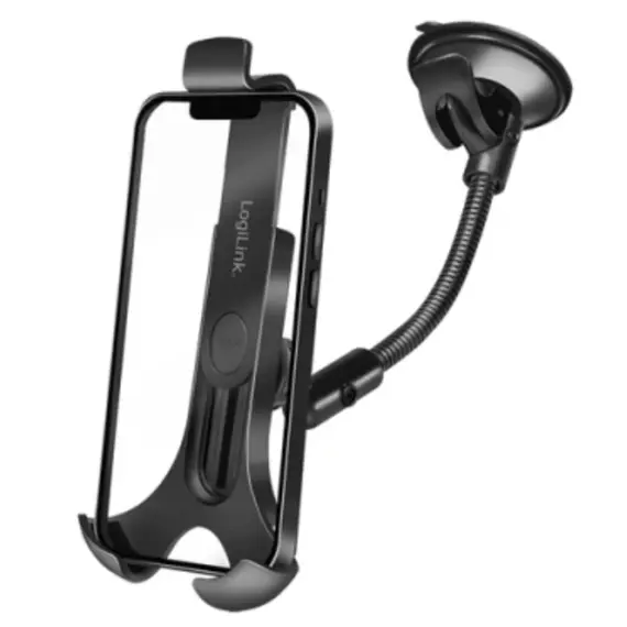 სმარტფონის სამაგრი Logilink AA0102 Smartphone windshield car mount Black - Primestore.ge