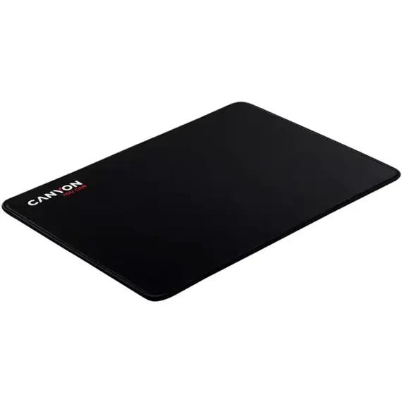 მაუსპადი CANYON MP-4, Mouse pad,350X250X3MM,Multipandex,fully black with our logo (non gaming),blister cardboard - Primestore.ge