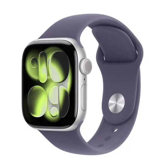 სმარტ საათი Apple Watch Series 11 GPS 42mm Silver Aluminium Case With Purple Fog Sport Band MEU64 S/M - Primestore.ge
