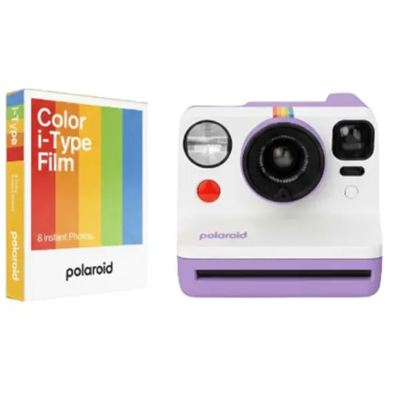 ფირის ფოტოაპარატი Polaroid Now Generation 3 Bundle Color Film Purple (8 Photos) - Primestore.ge