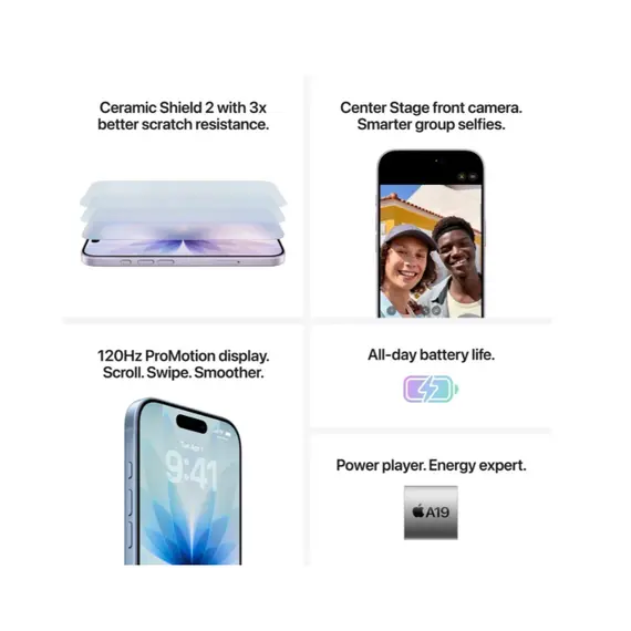 მობილური ტელეფონი Apple iPhone 17 256GB Mist Blue - Primestore.ge