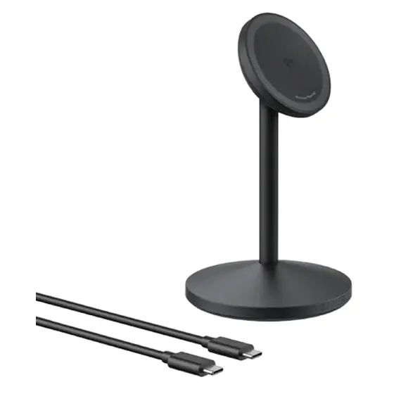 უსადენო დამტენი Anker MagGo Wireless Charger (Single Stand) Black - Primestore.ge