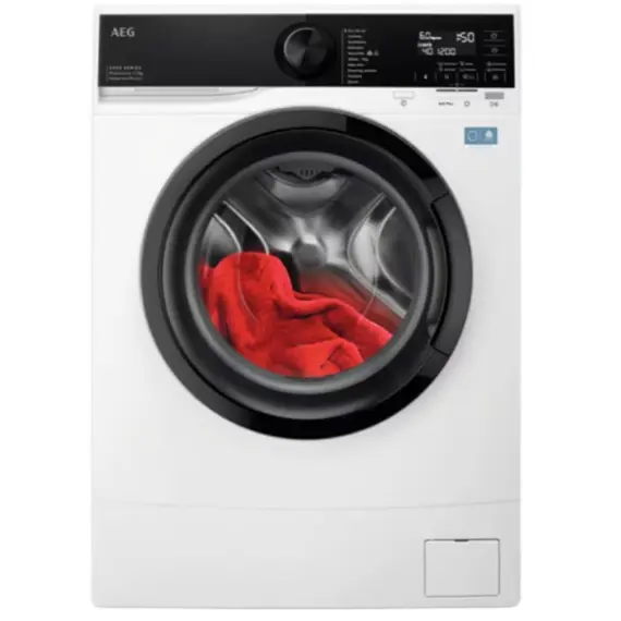 სარეცხი მანქანა AEG L6SE47DE 7 KG 1400 RPM 84.3x59.5x44 Inverter Rotary Knob LED Touch Display White - Primestore.ge