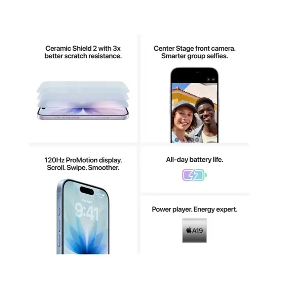 მობილური ტელეფონი Apple iPhone 17 256GB Lavender - Primestore.ge