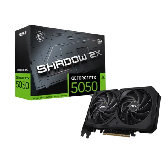 ვიდეო დაფა MSI GeForce RTX 5050 8G SHADOW 2X OC - Primestore.ge