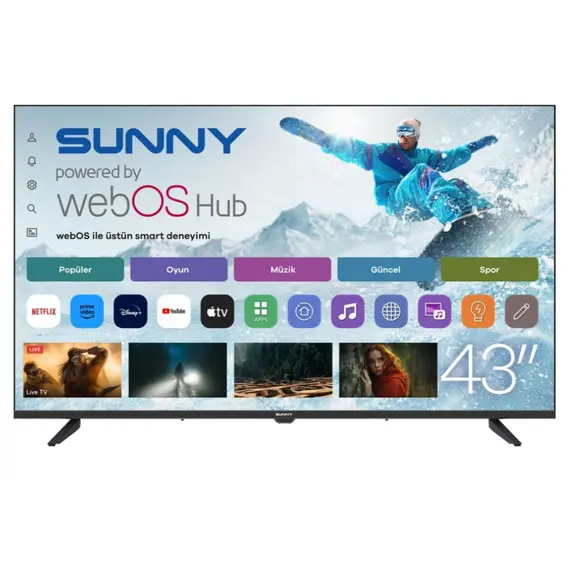 ტელევიზორი SUNNY 43'' (SN43FPRL-W02M) WebOS TV - Primestore.ge