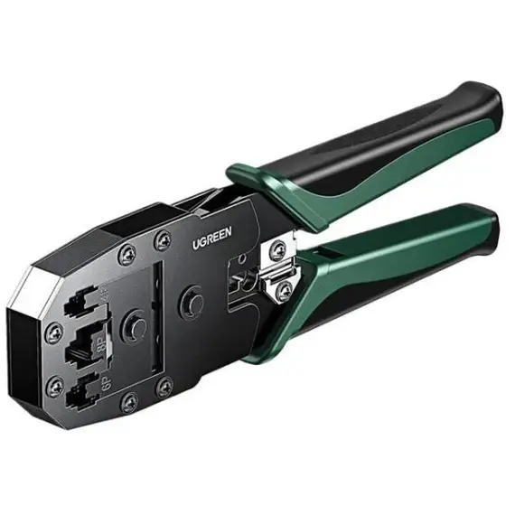 ჯეკმეიკერი UGREEN NW304 (35971), Crimping Tool, Black/Green - Primestore.ge