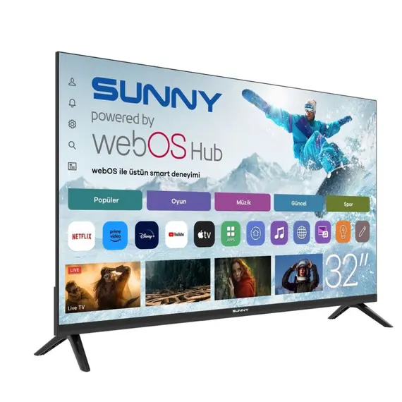 ტელევიზორი SUNNY 32'' (SN32HMLN-W02S) WebOS - Primestore.ge