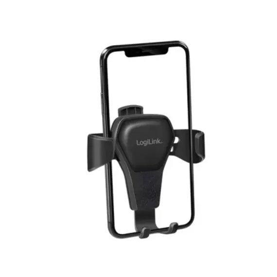 სმარტფონის სამაგრი Logilink AA0164 Smartphone holder for air vents 4-6.5" smartphones Black - Primestore.ge
