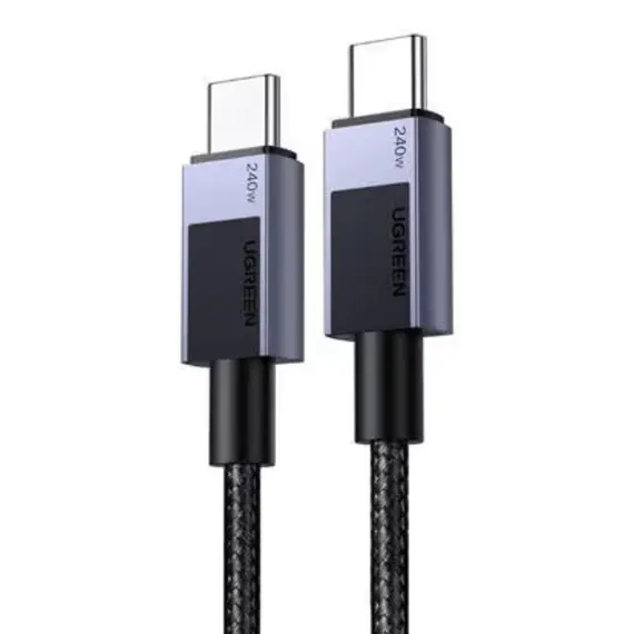 კაბელი Ugreen USB-C to USB-C PD Charging Cable Space Gray 45067 - Primestore.ge