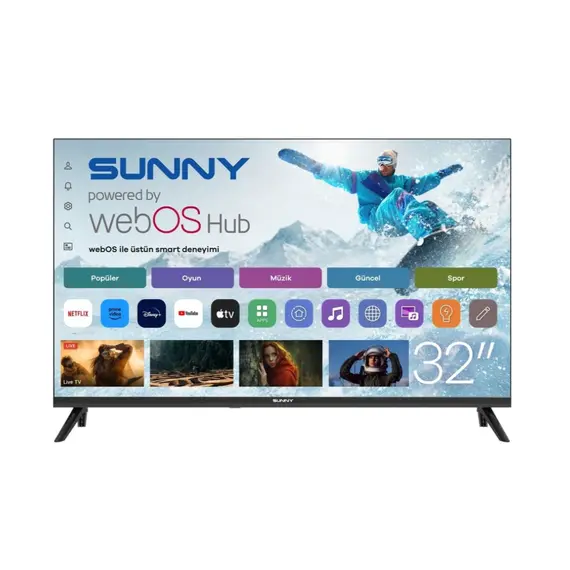 ტელევიზორი SUNNY 32'' (SN32HMLN-W02S) WebOS - Primestore.ge