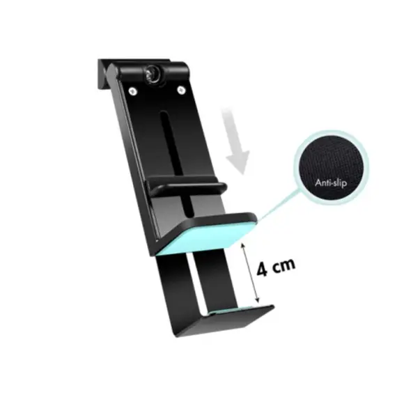 სმარტფონის სამაგრი Logilink AA0169 Fold- &amp; Clampable Smartphone Holder for 4.7-6.9" 360° Rotatable Black - Primestore.ge