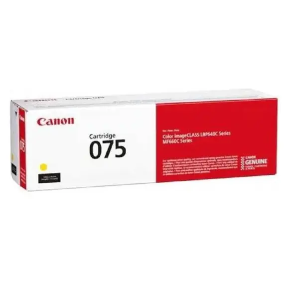კარტრიჯი Canon toner CRG 075 Y Country of Origin :JP (for MF664): - Primestore.ge