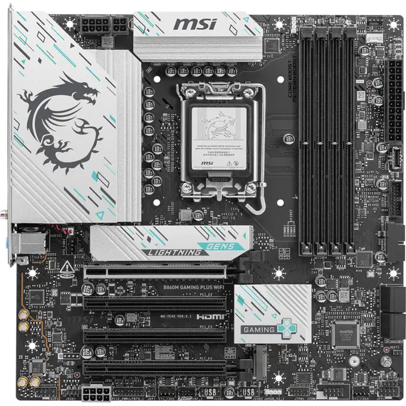 დედა დაფა MSI B860M GAMING PLUS WIFI - Primestore.ge