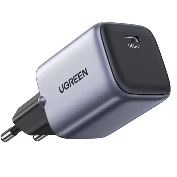 ადაპტერი Ugreen USB-C GaN Fast Charger 30W Space Gray/90666 - Primestore.ge