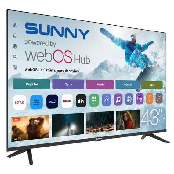 ტელევიზორი SUNNY 43'' (SN43FPRL-W02M) WebOS TV - Primestore.ge