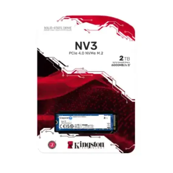 მყარი დისკი Kingston 2000G NV3 M.2 2280 PCIe 4.0 NVMe SSD - Primestore.ge