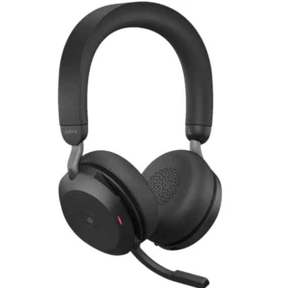 ყურსასმენი Jabra 27599-999-999 Evolve2 75, Link380a MS Stereo Black - Primestore.ge