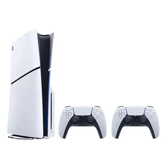 სათამაშო კონსოლი Playstation 5 Console Slim CD Version White E Chassis Two DualSense® Wireless Controllers Bundle  /PS5 - Primestore.ge