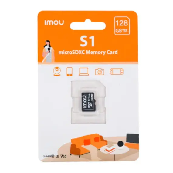 მეხსიერების ბარათი Imou MicroSD Card  128Gb - Primestore.ge