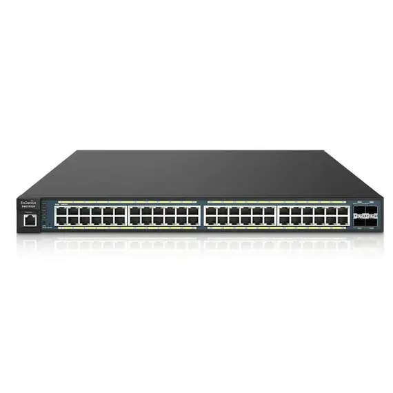 სვიჩი EnGenius Wireless Management 50AP 48-port GbE PoE.at Switch 410W 4SFP L2 19i - Primestore.ge