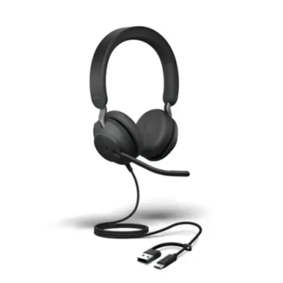 ყურსასმენი Jabra Evolve2 40 SE, USB C/A, MS Stereo - Primestore.ge