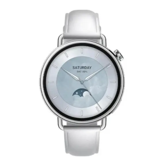 სმარტ საათი Xiaomi Watch S4 41mm Leather Strap White - Primestore.ge
