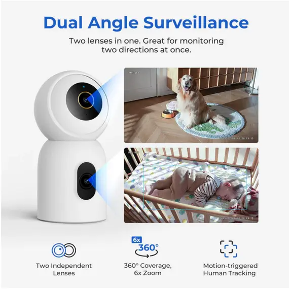 კამერა Xiaomi imilab C30 Dual Home Security Camera CMSXJ111A - Primestore.ge