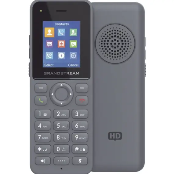 IP ტელეფონი Grandstream DP725, DECT IP phone, 20 SIP accounts, 20 lines, 128x160 (1.8") LCD, 1500mAh Li-ion battery, 5V/1A USB-C PSU - Primestore.ge
