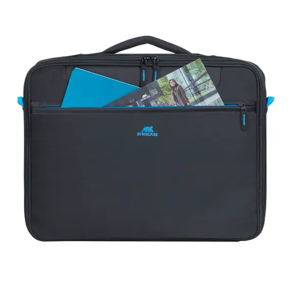 ნოუთბუქის ჩანთა Rivacase 8087 Black Clamshell Laptop bag 16 - Primestore.ge