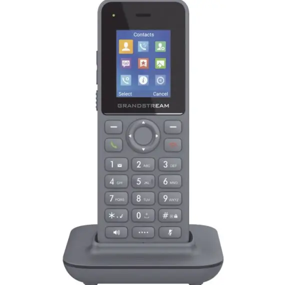 IP ტელეფონი Grandstream DP725, DECT IP phone, 20 SIP accounts, 20 lines, 128x160 (1.8") LCD, 1500mAh Li-ion battery, 5V/1A USB-C PSU - Primestore.ge