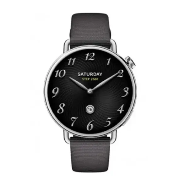 სმარტ საათი Xiaomi Watch S4 41mm Fluororubber Strap Black - Primestore.ge