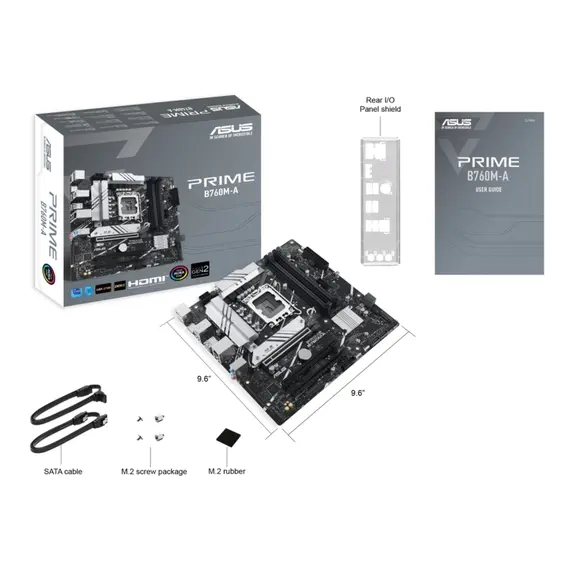 დედა დაფა Asus Prime B760M-A-CSM 90MB1EK0-M1EAYC - Primestore.ge
