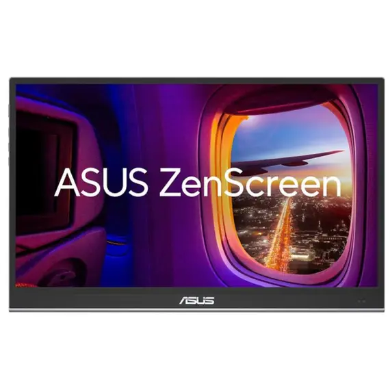 მონიტორი Asus Monitor portable 15.6" ZenScreen MQ16AHE mHDMI, USB-C, OLED, 1ms, DCI-P3 100%, HDR10, Cover - Primestore.ge
