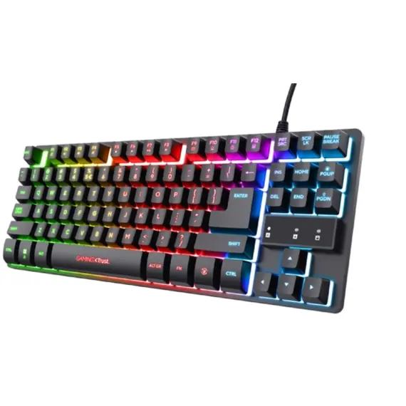 კლავიატურა Trust GXT833 THADO TKL KEYBOARD WHT US - Primestore.ge
