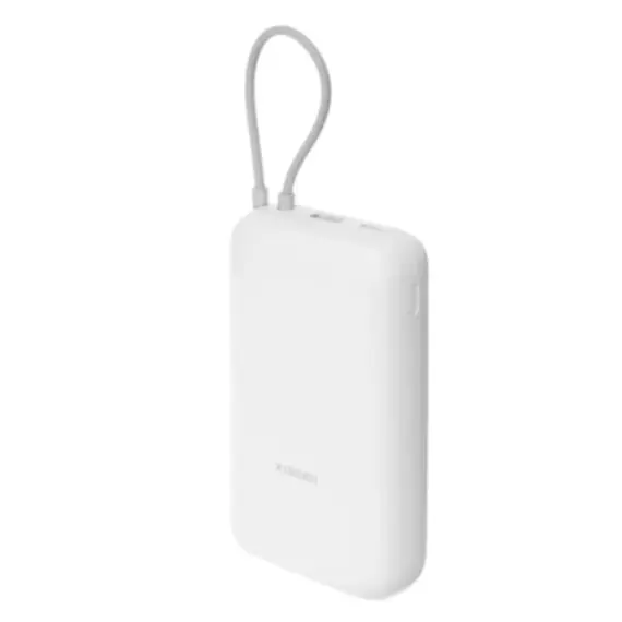 პორტატული დამტენი Xiaomi 23W Power Bank 20000mAh (Integrated Cable) GL Light Gray - Primestore.ge