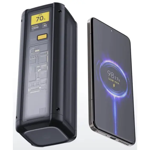 პორტატული დამტენი Xiaomi 212W HyperCharge Power Bank 25000mAh GL - Primestore.ge