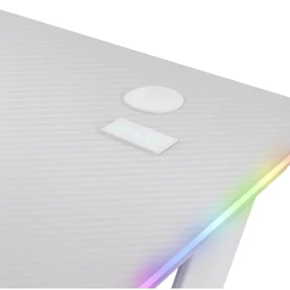 სათამაშო მაგიდა Trust GXT709W LUMINUS RGB DESK WHITE/25328 - Primestore.ge