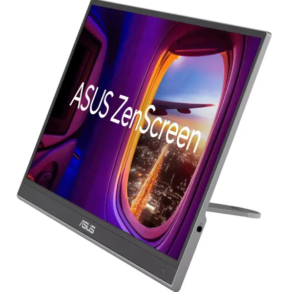 მონიტორი Asus Monitor portable 15.6" ZenScreen MQ16AHE mHDMI, USB-C, OLED, 1ms, DCI-P3 100%, HDR10, Cover - Primestore.ge