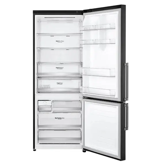 მაცივარი LG GR-B589BQCM.AMCQMER 2D Bottom Freezer Silver - Primestore.ge